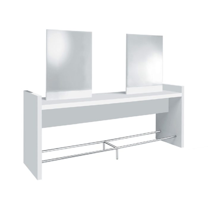 Gossip Four Person Styling Station - White