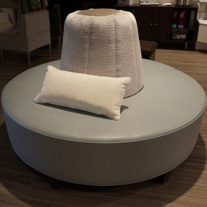 Round Banquette with Chanel Back