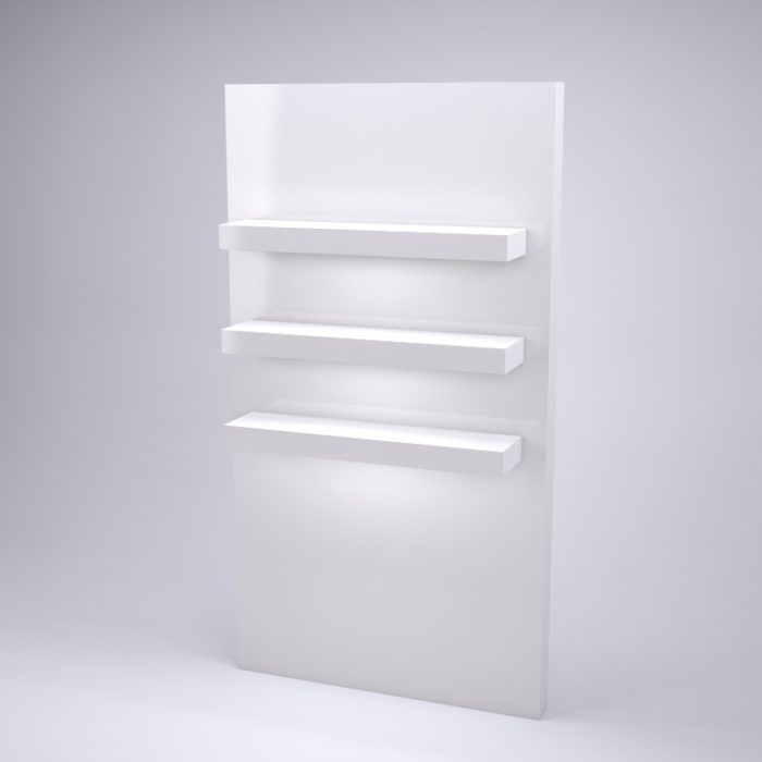 Lit Shelf Wall Display