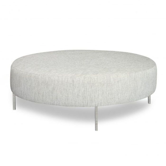 Luxury Ottoman Round Upholstered