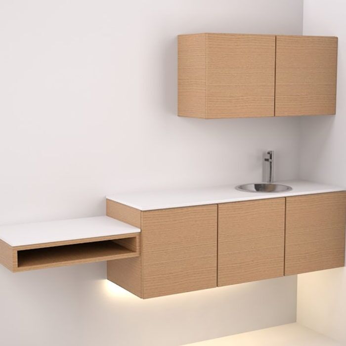 Floating Sink Cabinet