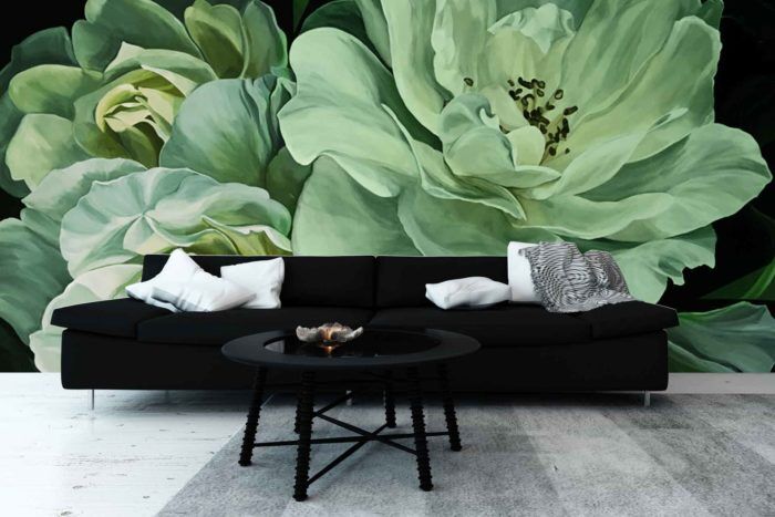 Floral Wall Covering by Michele Pelafas