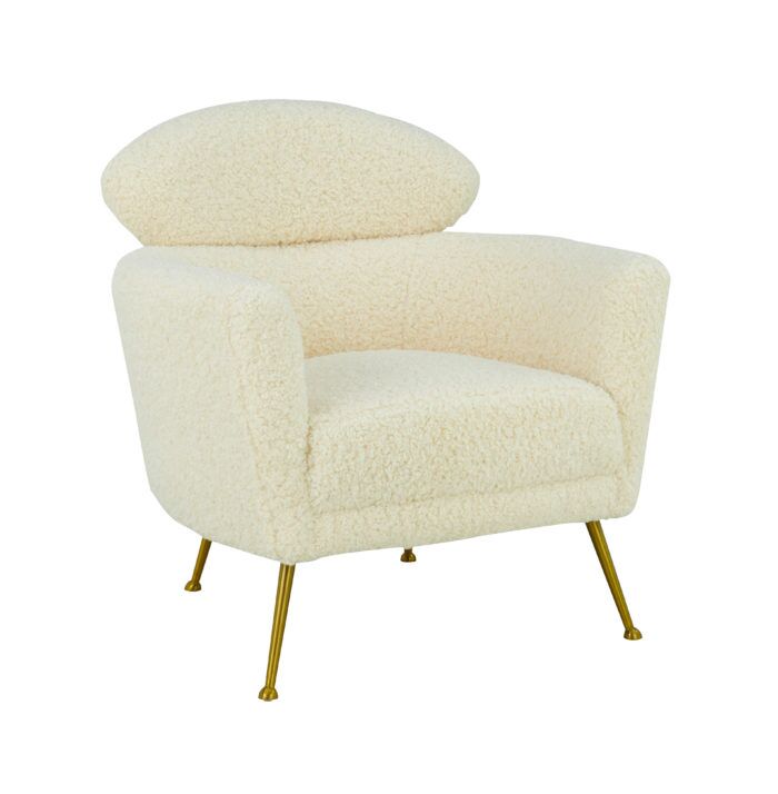 WELSH FAUX SHEARLING CHAIR