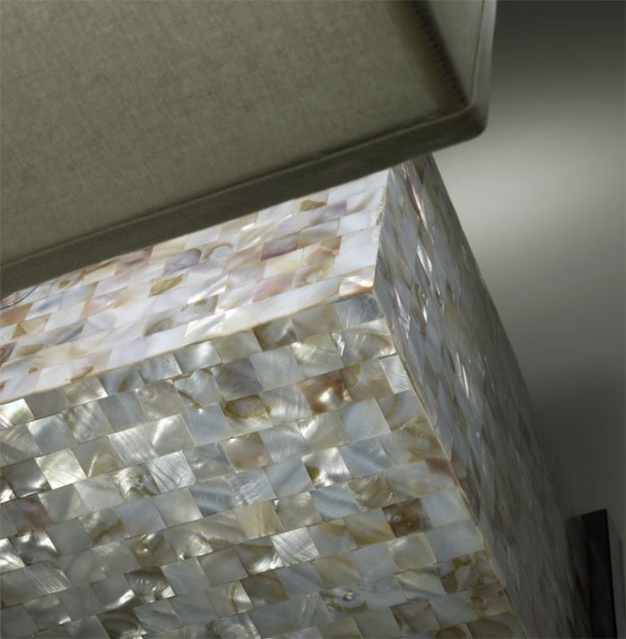 Shell Tile Table Lamp - Image 2
