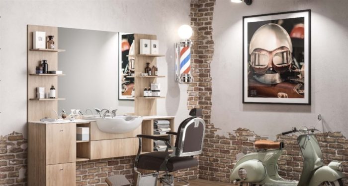 Barber Wall Display Unit | Michele Pelafas