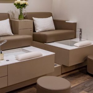 Luxury Pedicure Bench Custom Low Back