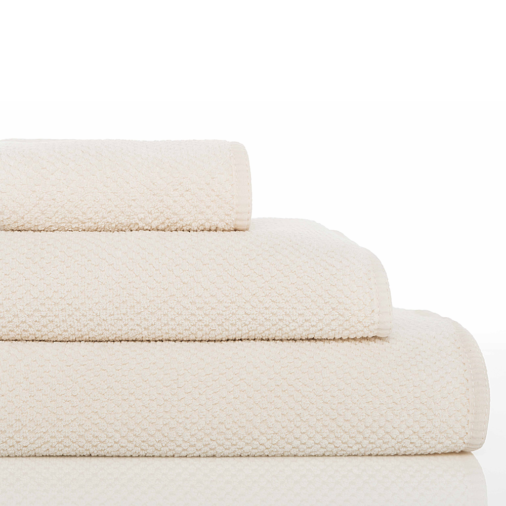 Bee Waffle Bath Towels Natural Michele Pelafas