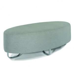 Luxury Oval Ottoman Modern