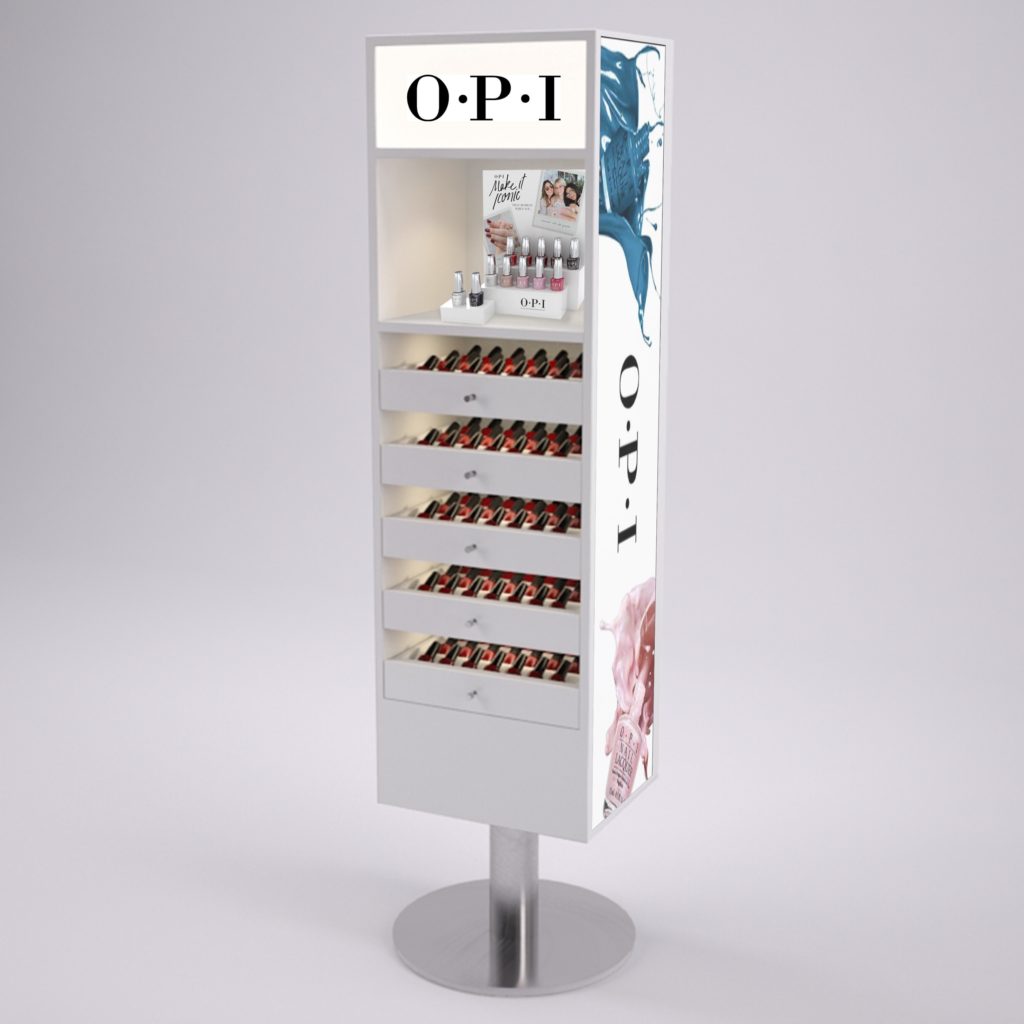 Freestanding Nail Polish Display OPI