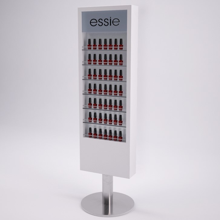 Freestanding Nail Polish Display on Stand Essie