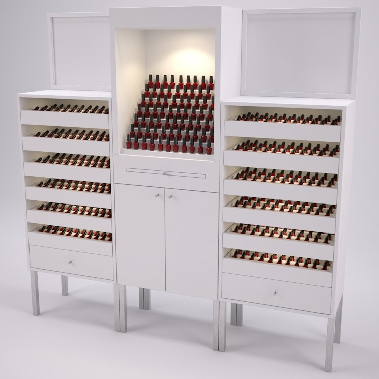 Large Nail Polish Display