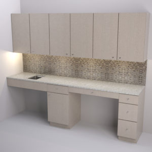 Sink Cabinet with Desk