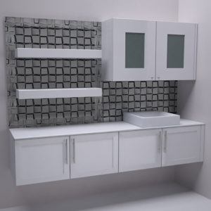 Sink Cabinet with Storage