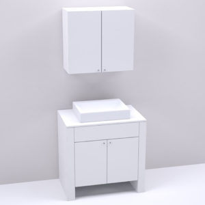 Sink Cabinet with Vessel Sink