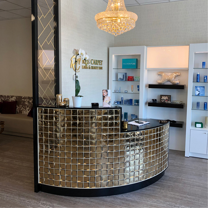 Glitz Salon Reception Desk Michele Pelafas Salon Furniture