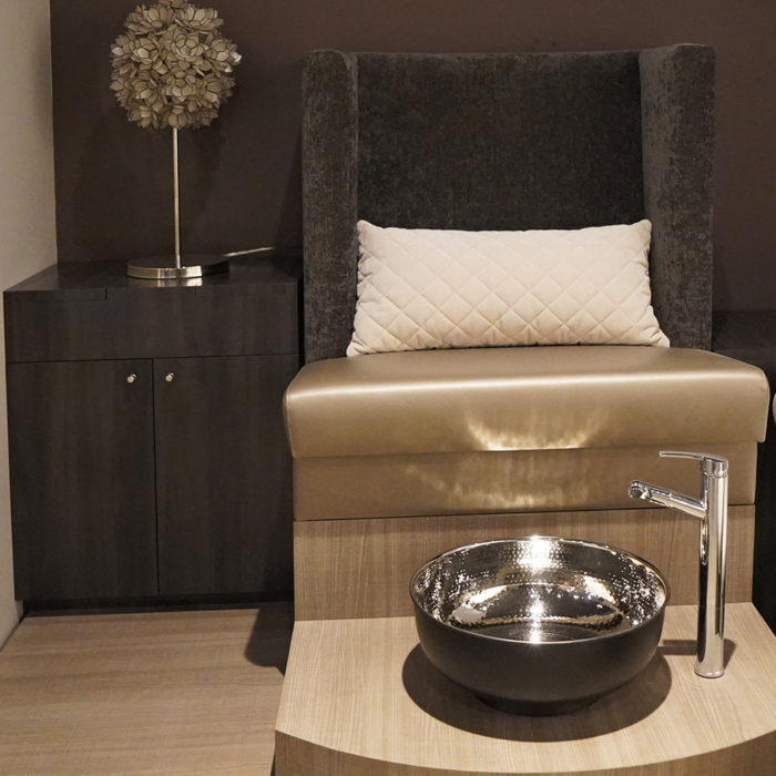 Brass + Black Pedicure Bowl - Image 2