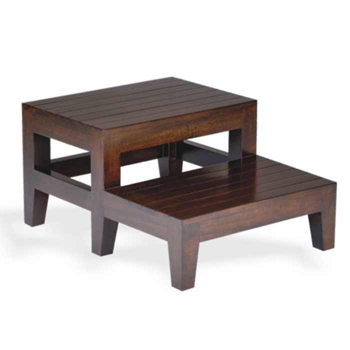 Ayurveda Step Stool Teak