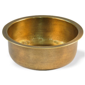 Brass Pedicure Bowl by Michele Pelafas