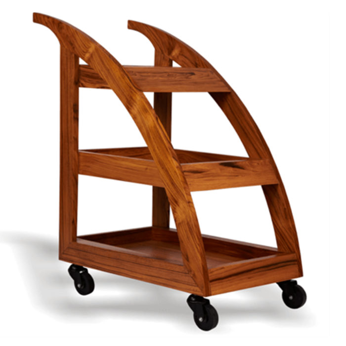 Dhanur Wooden Spa Trolley