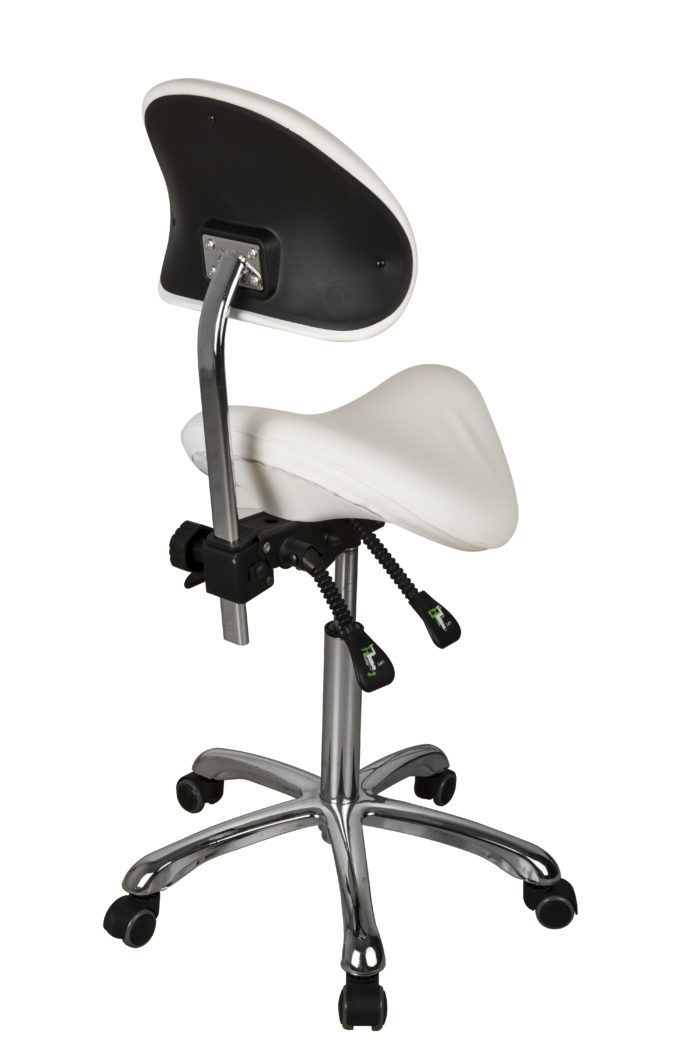Wraparound Backrest Therapist Stool 11025A - Image 5