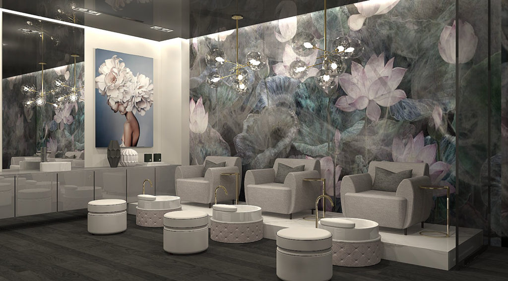 Luxury Salon Design by Michele Pelafas