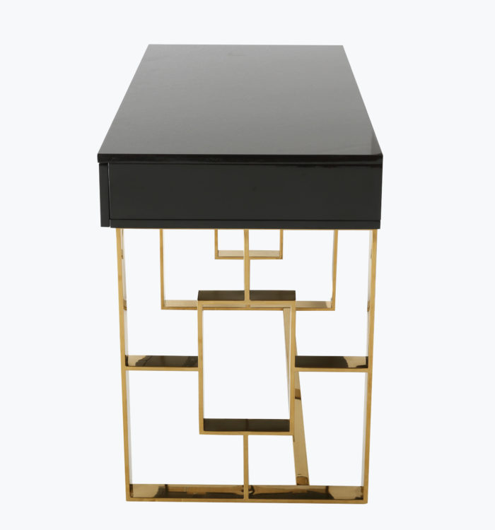 AUDREY GREY LACQUER DESK - Image 5