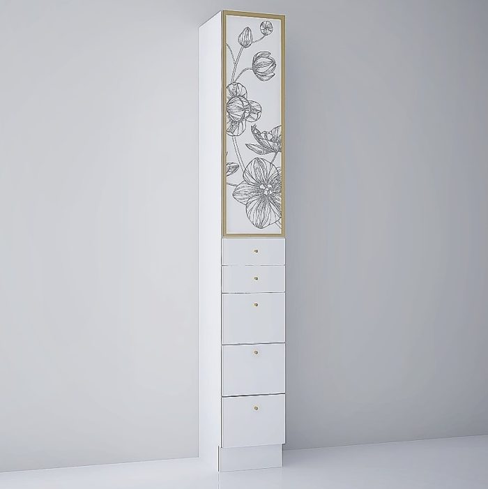 Gold Edition Tall Storage by Michele Pelafas