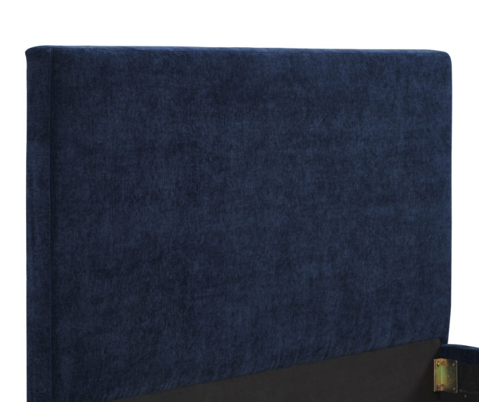 DELILAH NAVY TEXTURED VELVET BED IN QUEEN - Image 7
