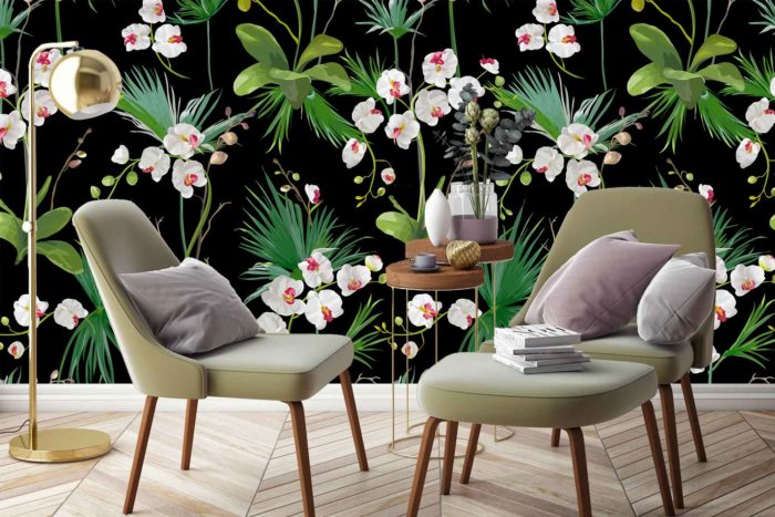Valerie's Garden Wall Covering by Michele Pelafas