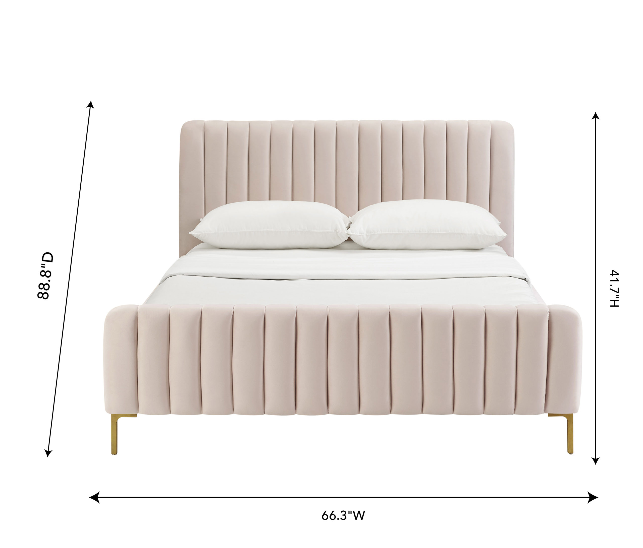 ANGELA BLUSH BED IN QUEEN - Image 6