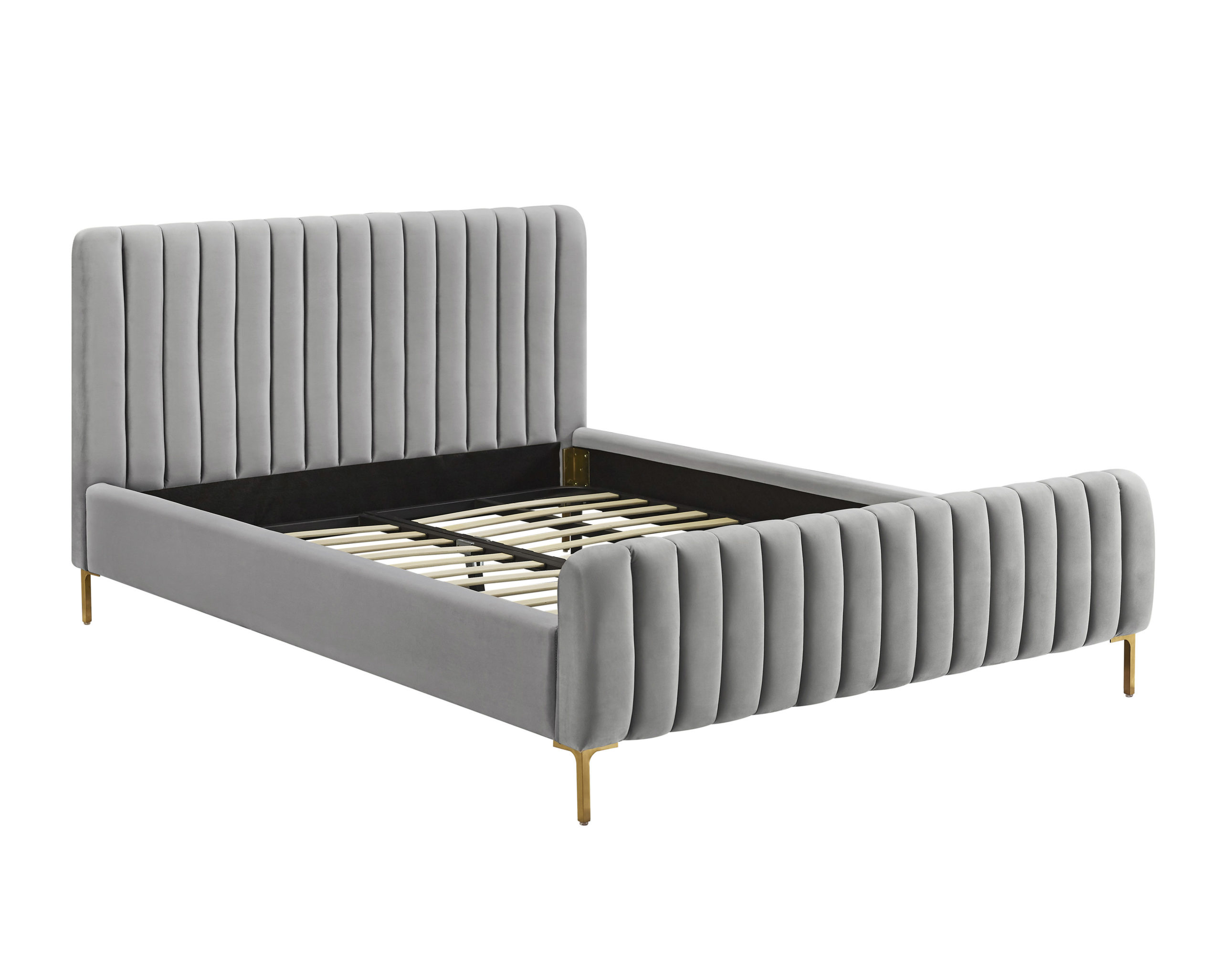 ANGELA GREY BED IN QUEEN - Image 5