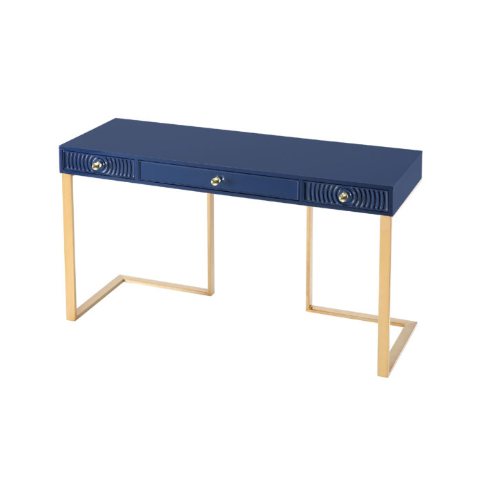 JANIE BLUE LACQUER DESK - Image 4