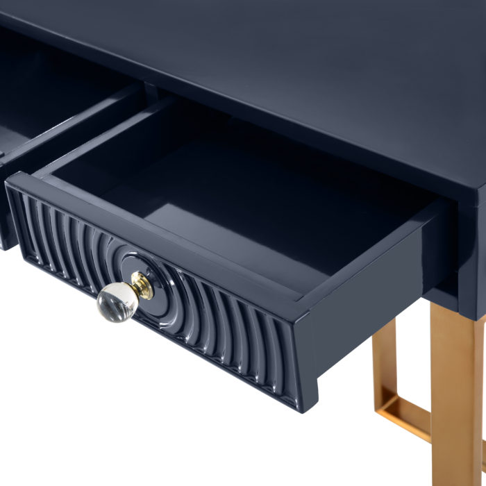 JANIE BLUE LACQUER DESK - Image 6