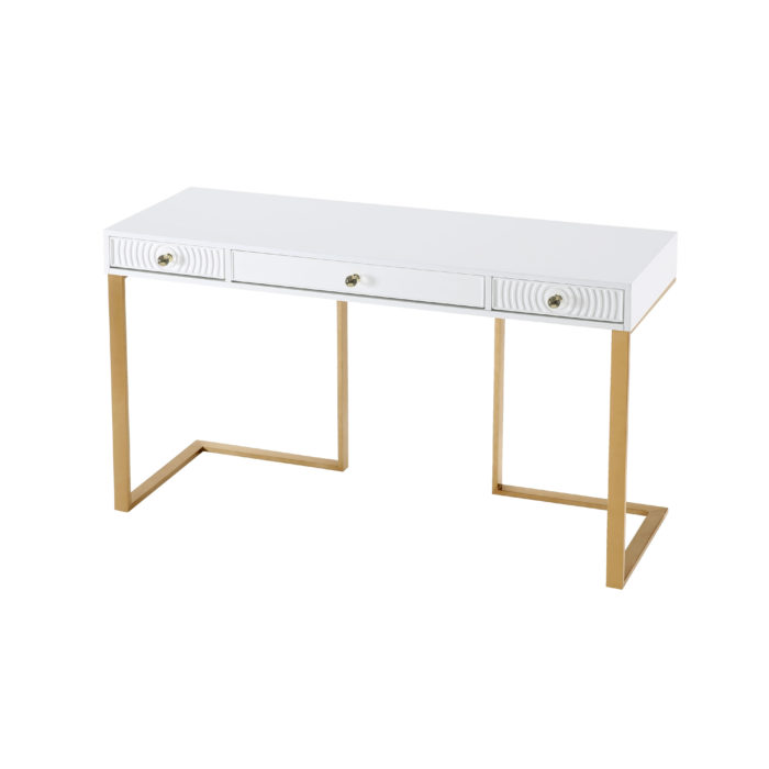 JANIE WHITE LACQUER DESK - Image 7