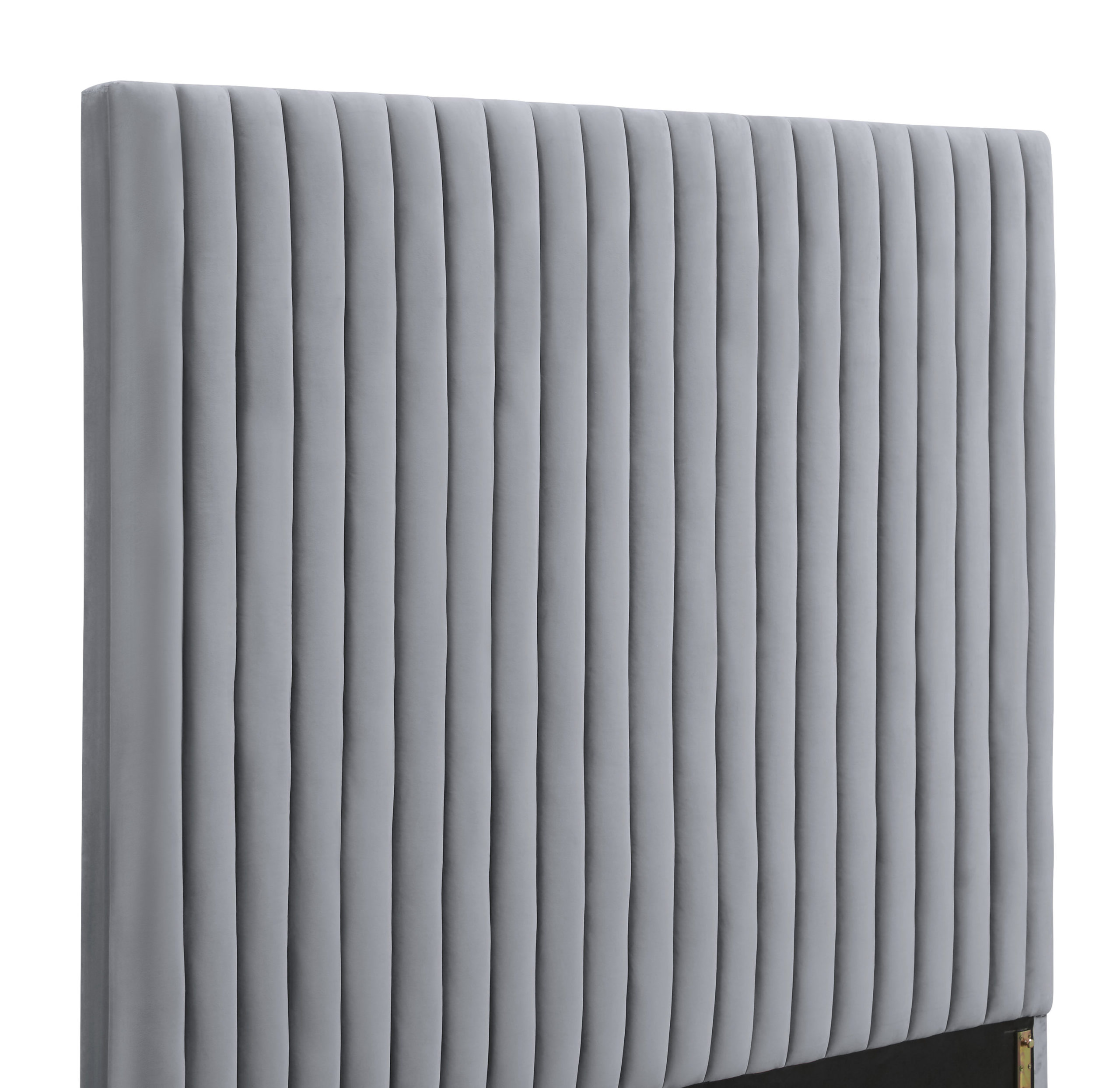 ARABELLE GREY BED IN QUEEN - Image 7