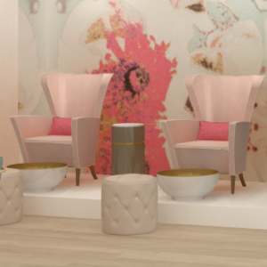 Petal Pedicure Chair by Michele Pelafas