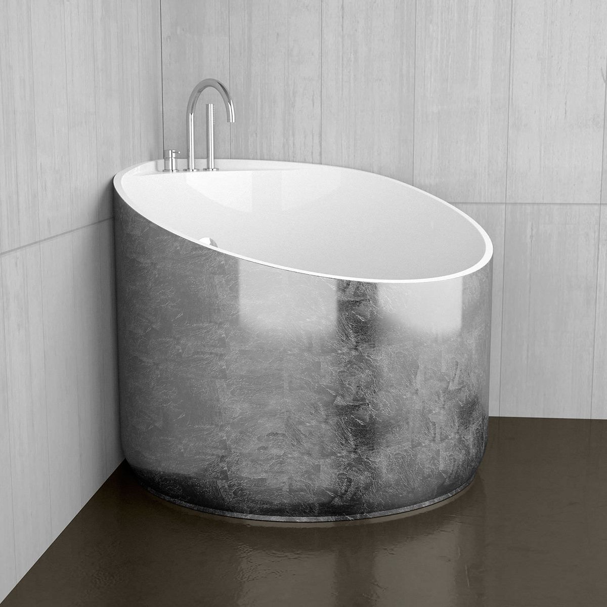 Rapsel Lavasca Mini 71 x 40 Freestanding Bathtub