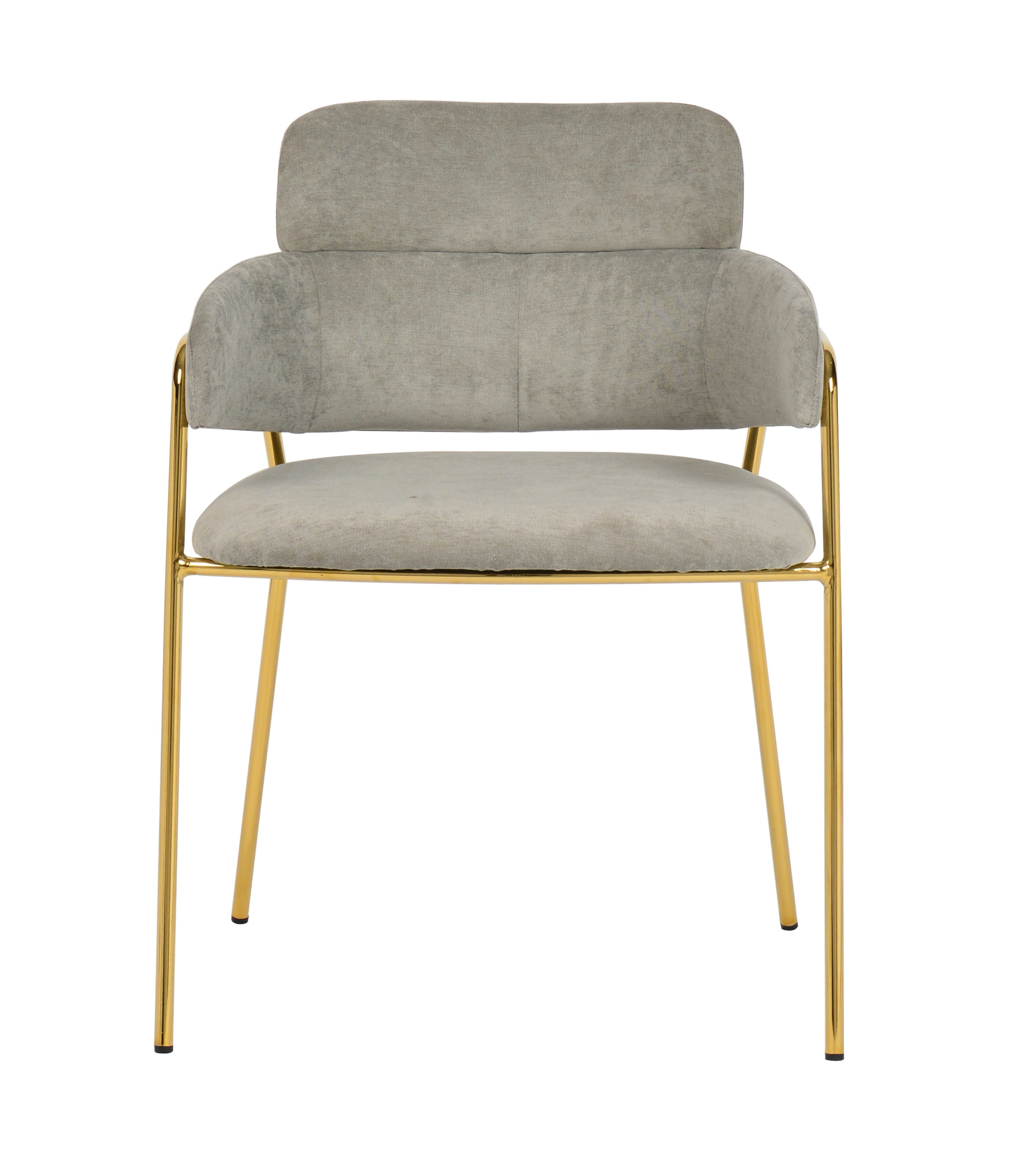 KARL GREY VELVET CHAIR (SET OF 2) - Michele Pelafas