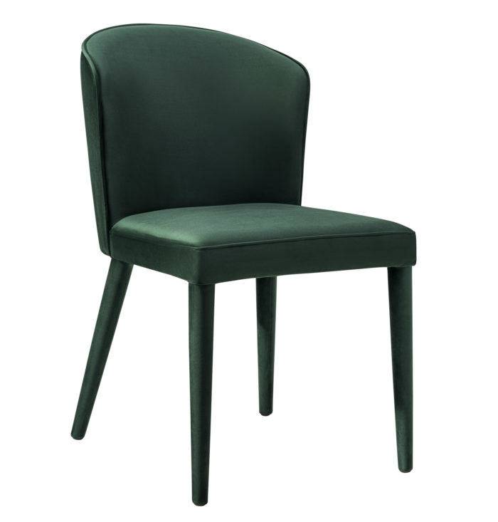 METROPOLITAN FOREST GREEN VELVET CHAIR