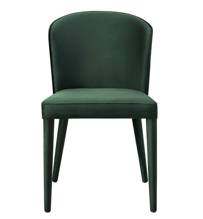 METROPOLITAN FOREST GREEN VELVET CHAIR - Image 7