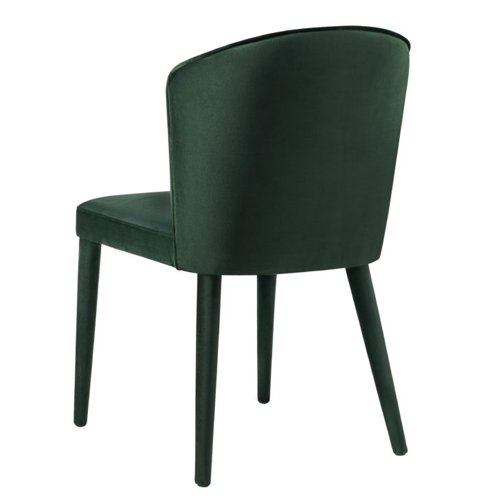 METROPOLITAN FOREST GREEN VELVET CHAIR - Image 3