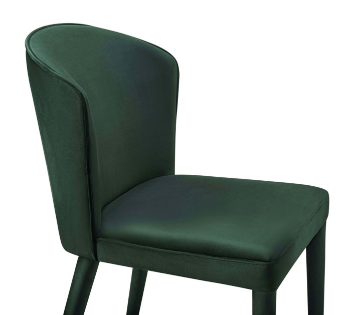 METROPOLITAN FOREST GREEN VELVET CHAIR - Image 4