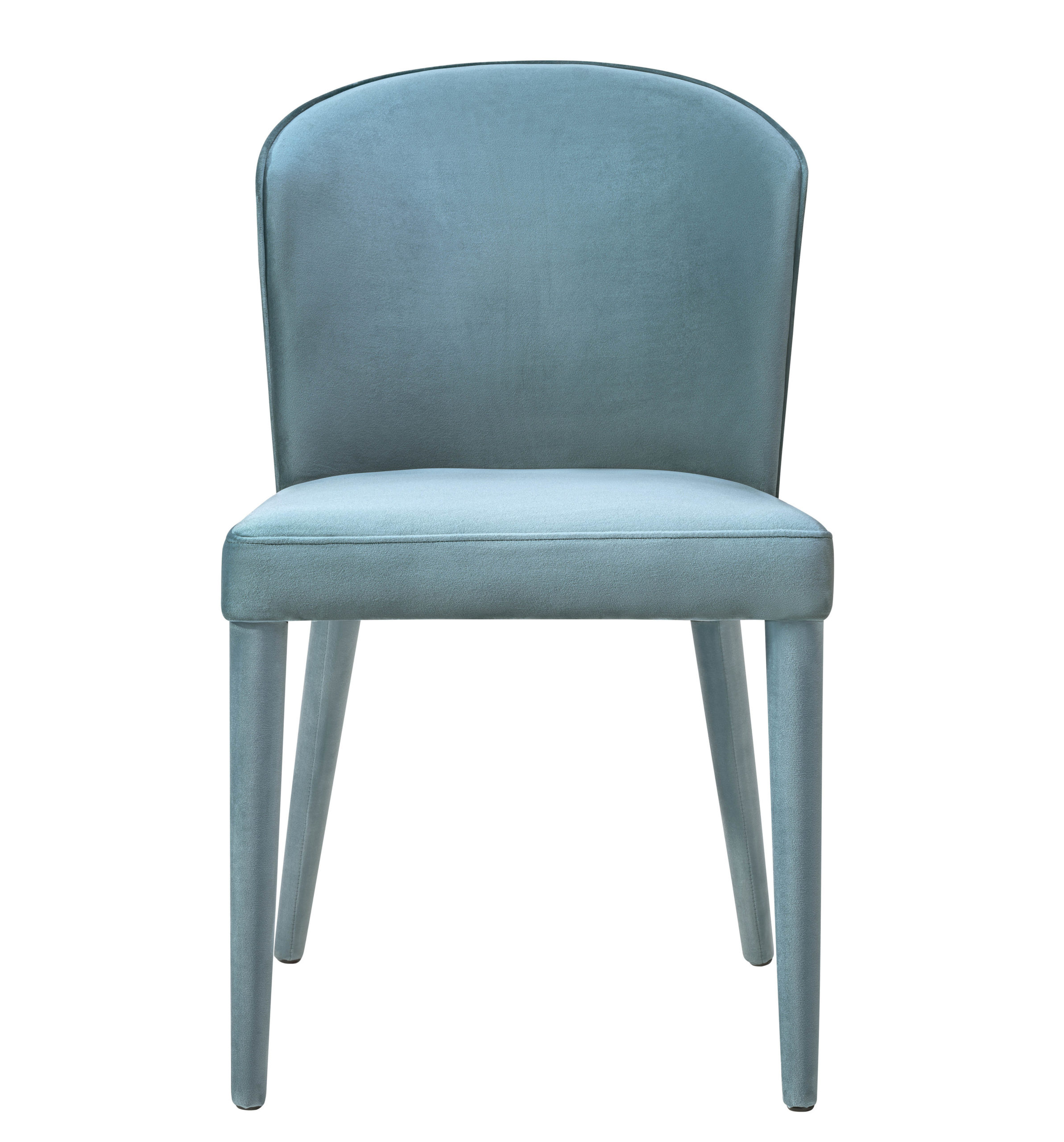 METROPOLITAN SEA BLUE VELVET CHAIR - Image 3