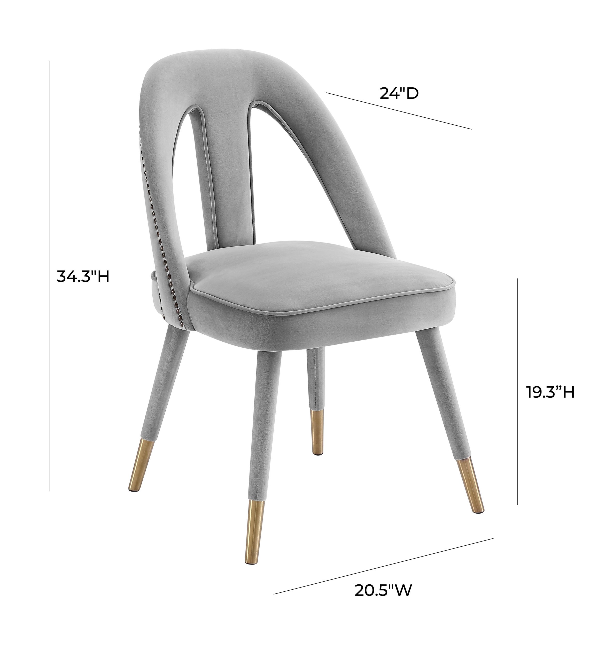 PETRA LIGHT GREY CHAIR - Image 6