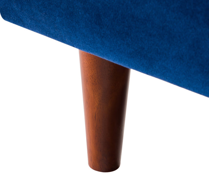 COMO NAVY VELVET SECTIONAL LAF - Image 7
