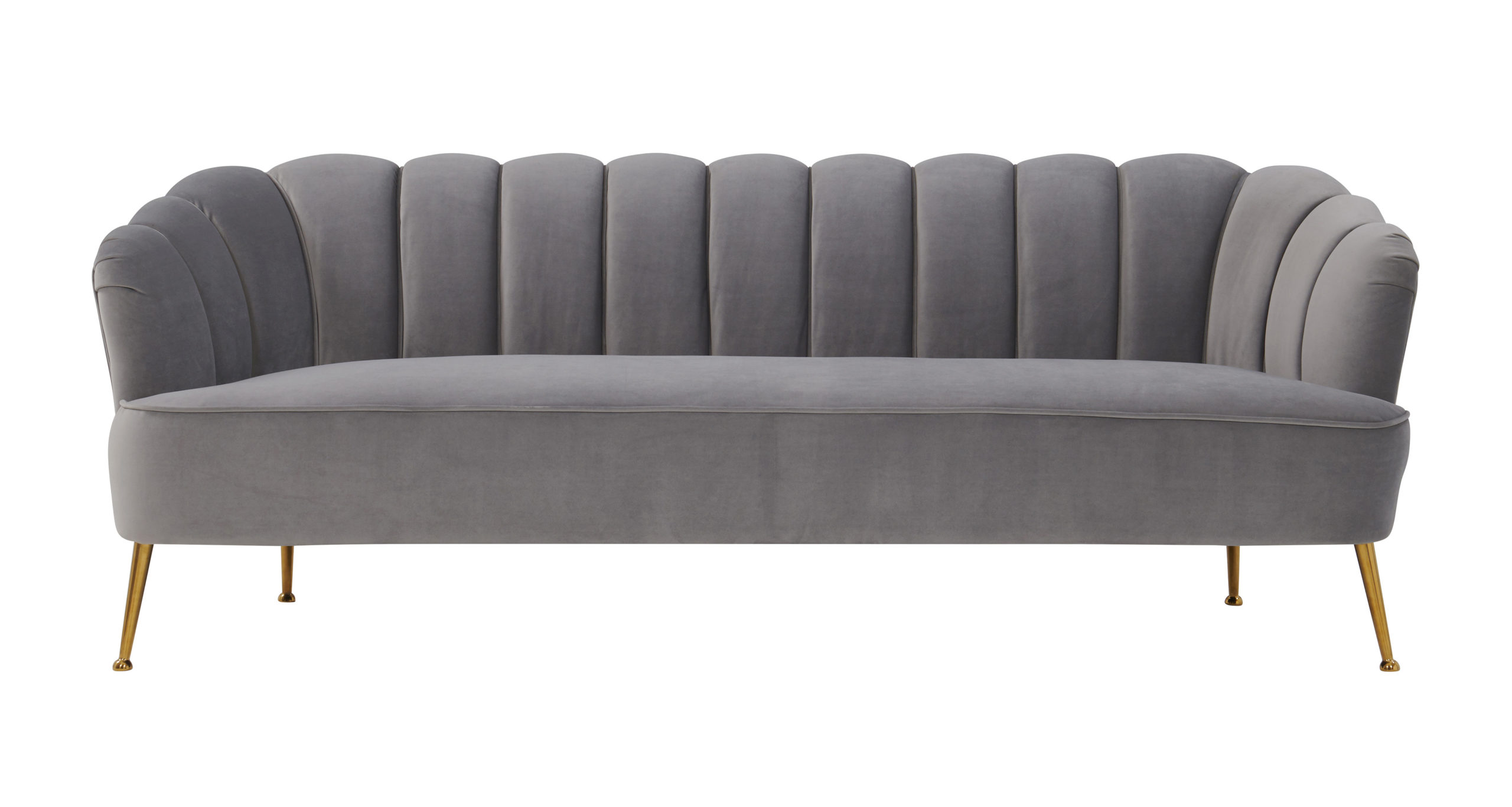 Daisy petite blush shop velvet sofa