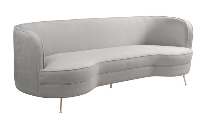 FLARE CREAM CHENILLE SOFA - Image 2