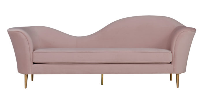PLATO BLUSH VELVET SOFA - Image 2