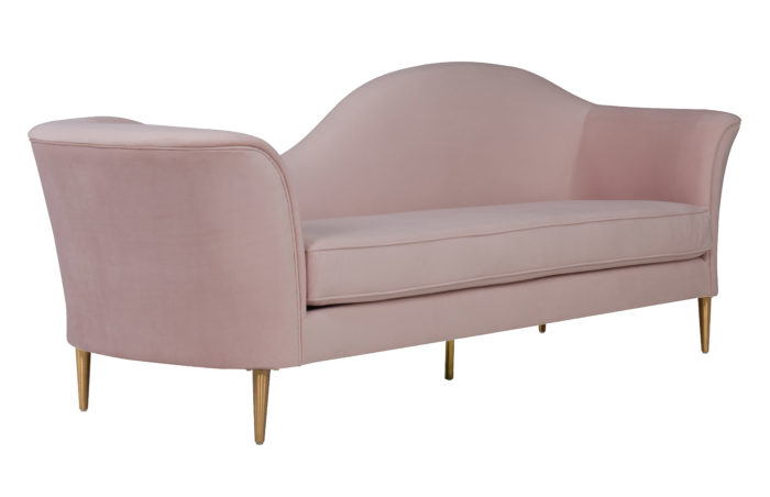 PLATO BLUSH VELVET SOFA - Image 3