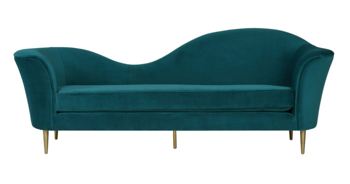 PLATO AQUA VELVET SOFA - Image 2
